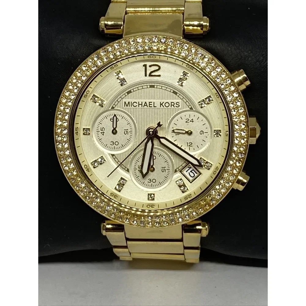 Michael Kors Parker MK5354 Womens Stainless Steel Analog Dial Quartz Watch WO13